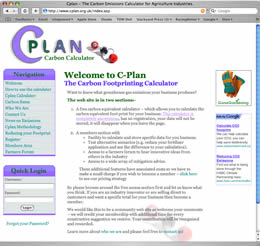 C-Plan - The Carbon Footprinting Calculator