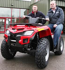 Guy Machinerys Gary Robinson and Pearson Farm Supplies Chris Pearson