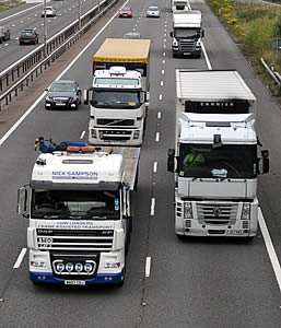 Motorway trucks