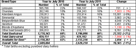 BCMS Birth Registrations in Great Britain
