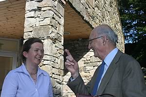 Julia Aglionby and Sir Martin Holdgate  