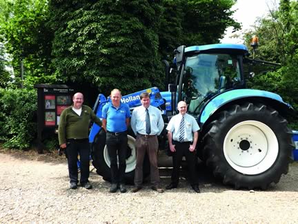 New Holland Delivers Tractor to RSPB